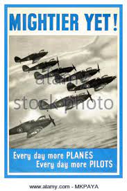 Also included in the package is a 1975 madison square garden replica concert book and sabotage 1975 tour colour poster. Vintage Uk Spitfire Formation Raf Poster 1940 S Ww2 Raf British Propaganda Recruitment Poster Mightier Yet Title From Elgar S Land Of Hope And Glory Every Day More Planes Every Day More Pilots