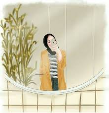 Kartun muslimah syar'i, kartun muslimah cantik, kartun muslimah lucu, kartun muslimah terbaru, kartun muslimah sedih, kartun muslimah menangis, kartun muslimah sahabat, kartun muslimah keren, kartun muslimah berkacamata. Wallpaper Hijab Hijab Cartoon Girls Cartoon Art Hijab Drawing