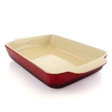 Check out our selection of frying pans, stock pots, & sauce pots for the stove top as well as an assortment of cooking pans & trays for the oven. Crock Pot Artisan 5 6 Quart Stoneware Bake Pan In Red Target