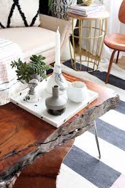 Starting with a tray or large bowl will make the whole vignette look more cohesive and grounded. 33 Gorgeous Diy Projects To Decorate Your Grown Up Apartment Diy Coffee Table Coffee Table Centerpieces Cheap Home Decor