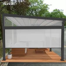 A retractable awning provides convenient shade for your patio when you need it, and easily stores away when not in use. China Garden Electric Folding Sun Retractable Roof Awning For Outdoor Buy Garden Awning Retractable Roof Awning Outdoor Retractable Roof Awning Product On Aluminum Pergola Alunotec