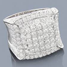 14k Expensive Mens Diamond Ring 5 63ct Men Diamond Ring Mens Gold Rings Rings For Men
