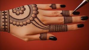 Eid Mehndi Design Back Hand Simple