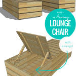 Installing the folding down tilted backrest and enjoy! Remodelaholic Outdoor Diy Lounge Chair With Storage