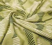 Tecido viscose estampado abstrato verde
