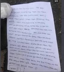 Ketika rumah anda telah dikunci dengan rapi, maka letakkan tapak tangan kanan anda ke pintu atau dinding rumah dan. Viral Pencuri Celana Dalam Kembalikan Cd Disertai Surat Ke Mbak Nya Isinya Edan Tenan Indopolitika Com
