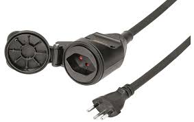 Kabel combi/hybrid licht & audio. Steffen Verlangerungskabel 10 M T13 T12