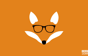 You're cool and your telephone (or tablet) ought to mirror that! Wallpaper Fox Fox Minimalism Design Awesome Orange Glasses Cool Adobe Hipster Hipster Glasses Images For Desktop Section Minimalizm Download