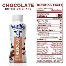 Fairlife chocolate milk is touting itself as a healthier milk, but it contains both acesulfame k and sucralose. Fairlife Protein Nutrition Plan High Chocolate Shake Bjs Wholesale Club