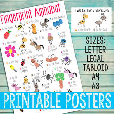 Fingerprint Alphabet Posters Pdf Download