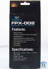 Kingwin Fpx 002 Digital Fan Controller Review Tweaktown This means you will be able to stack maybe two or three fans per channel and not blow the power limits, but keep in mind, its intent isn't for a massively populated. kingwin fpx 002 digital fan controller