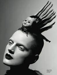 Dazed Confused Intergalactic Stephen Jones Headdress Face