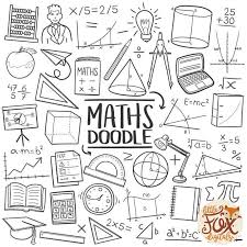 Mathematics Doodle Vector Icons Maths Subject School Learn Doodle Icons Clipart Set Hand Drawn Line Art Design Clip Art Coloring Sketch In 2020 Line Art Design Doodle Icon Doodles