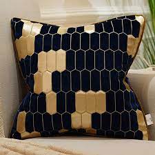 plaid embroidery velvet cushion cover luxury european pillow cases pillowcase home decorative for sofa c in 2020 throw pillows bedroom european pillows velvet cushions