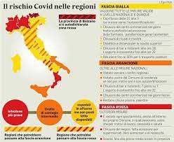 Veneto tra le regioni che rischiano di passare da zona gialla ad arancione. Covid Campania Veneto Liguria Toscana Umbria E Abruzzo Cosa Cambia Cabina Di Regia Con L Iss