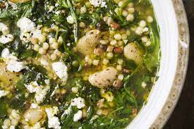 Sardinian Herb Soup With Fregola And White Beans S Erbuzzu Recipe Herb Soup Nytimes Recipes Recipes