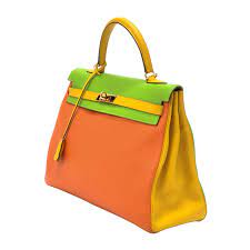 Hermes Kelly 35 Tri Color 1stdibs Com
