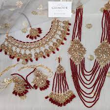 New indian pakistani bridal mehndi tops jhumka dangle earrings jhumki jewellery. Pakistani Bridal Jewelry Gold Jewelry Maroon Jewelry Pakistani Jewellery Indian Jewelry Pakistani Jewelry Indian Bridal Jewelry Jewelry Sets Jewelry Valresa Com