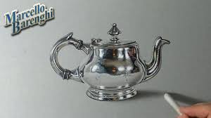 How I Draw A Realistic Teapot Realistic Drawings Teapot Drawing Colorful Drawings