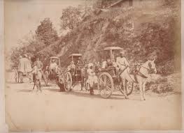 Horse Carts on a Mountain Road - India ...