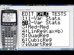 Scatter Diagram And Linear Regression On The Ti 83 X2f 84 Calculator Youtube Linear Regression Calculator Regression