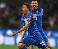 Nicolo Barella Of Italy Celebrates After Scoring The Opening Goal In 2021 Uefa European Championship European Championships Italy