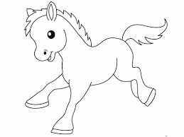 Free printable of cute animals coloring pages are a fun way for kids of all ages to develop creativity, focus, motor skills and color recognition. A Foal Coloring Pages Cute Animal Coloring Pages Free Printable Coloring Pages Online