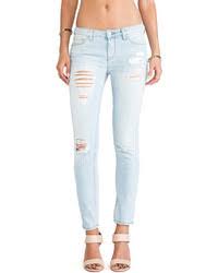 Women S Light Blue Ripped Skinny Jeans By Iro Lookastic