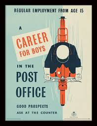 Postal Museum A Career For The Boys In The Post Office 1958 Memorabilia Post Office Office Poster General Post Office