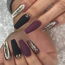 Lavish Nailbar Spa On Instagram Giftcertificates Bookme Patty Nailedit Patty Nailedit Patty Coffin Nails Designs Maroon Nails Black Coffin Nails