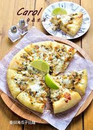香蒜海瓜子比薩 waffle pizza food cooking