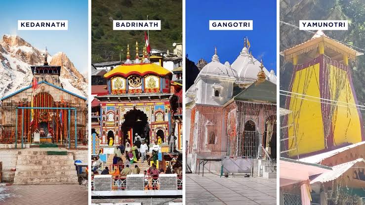 The Chhota Char Dham Shrines of Uttarakhand, AI generated