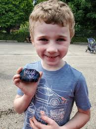 Found in Janesville, WI and left in Denver, CO at Red Rock.