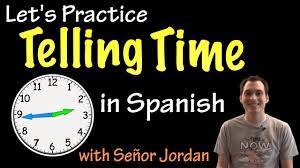 This spanish telling the time page is divided into 3 sections, lesson plans, powerpoints and worksheets, containing specific resources for teaching the spanish time and anything related to this theme. Telling Time In Spanish Practice 1 Basic Youtube