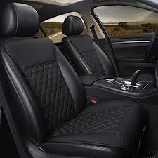 Amazon Com Black Panther 1 Pair Car Seat Covers Luxury Car Protectors Universal Anti Slip Dri In 2020 Best Car Seat Covers Leather Car Seat Covers Leather Car Seats