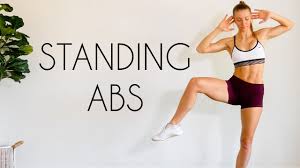 Your core plays an important role in stabilizing your body. 10 Min Standing Abs Workout No Equipment Youtube