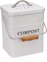 Maybe you would like to learn more about one of these? Buy Ayacatz Stainless Steel Compost Bin For Kitchen Countertop Compost Bin 1 Gallon Kitchen Trash Can Includes Charcoal Filter Compost Bucket Kitchen Pail Compost With Lid White Online In Germany B07wzpb6nk