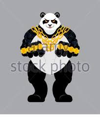 Shop gangster bear postcard created by stlewis75. Panda Gangster And Bandit Cool Bear Swag Gangsta Animal Guy Rapper Stock Vector Image Art Alamy