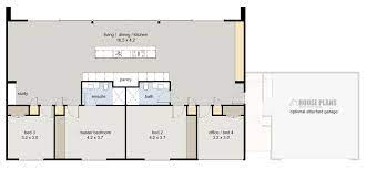 Symmetry Posted In 4 Bedroom House Plans Modern Homes Custom Design House Plans House Plans Garage Floor Plans