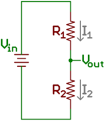 The diagram shows two basic formats for laying out the circuit schematic for a voltage divider. Voltage Dividers Learn Sparkfun Com