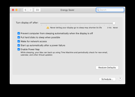 Maybe you would like to learn more about one of these? How To Use Energy Saver Settings On Mac For Better Battery Power Management Osxdaily