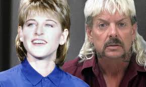 She was 19 years old, with blonde hair, big blue eyes. Ellen Degeneres Compares A Mullet Throwback With Joe Exotic Daily Mail Online