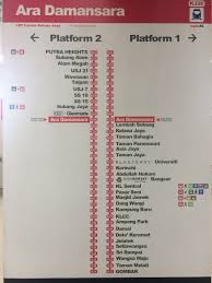 It is operated under the kelana jaya lrt system network as found in the station signage. Kuala Lumpur Walk Pics Lrt Ara Damansara Station