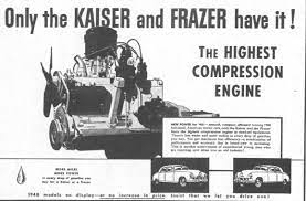 1948 Large Newspaper Ad Promoting The New Dual Manifold Version Of The 226 Built At Detroit Engine Division At That Time No Standard Engine Had A Higher Compr