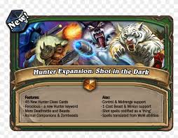 If this card has a token(s) click here (+token) to make them. Hunter Custom Cards Hearthstone Custom Cards Clipart 2789663 Pikpng