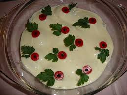 Oua umplute cu pate si sos de maioneza cu smantana. Oua Umplute Scn Cuisine