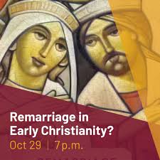 How did early Christians feel about re-marriage? Rev. Dr. A. Andrew Das, of  Elmhurst University, discusses his bold study that challenges scholars and  enlightens any Christian concerned with what Scripture has to