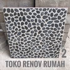 Keramik Lantai 40x40 Motif Batu Kasar Keramik Lantai Kasar Keramik Teras Keramik Garasi Shopee Indonesia