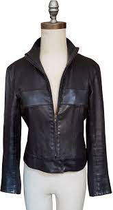 Chocolate Brown Cropped Leather Moto Jacket By Gerard Darel In 2021 Leather Moto Jacket Brown Jacket Moto Jacket