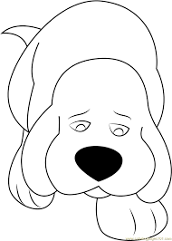 Clifford the big red dog coloring pages are a fun way for kids of all ages to develop creativity, focus, motor skills and color recognition. Sad Clifford Coloring Page For Kids Free Clifford The Big Red Dog Printable Coloring Pages Online For Kids Coloringpages101 Com Coloring Pages For Kids